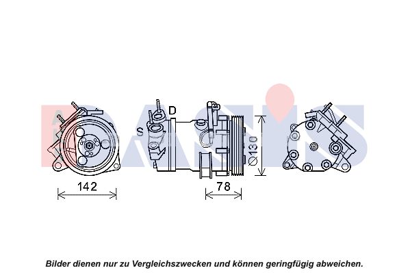 AKS DASIS Kompressori, ilmastointilaite 851534N